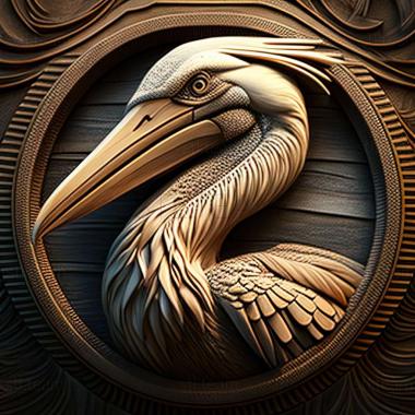 3D model Petros pelican famous animal (STL)